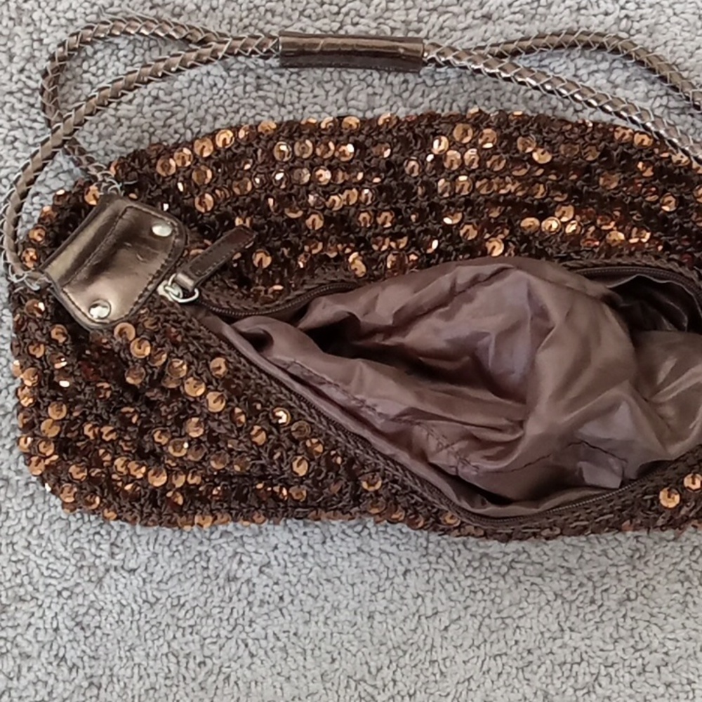 Y2K Brown sequent slouchy purse - Picture 3 of 5